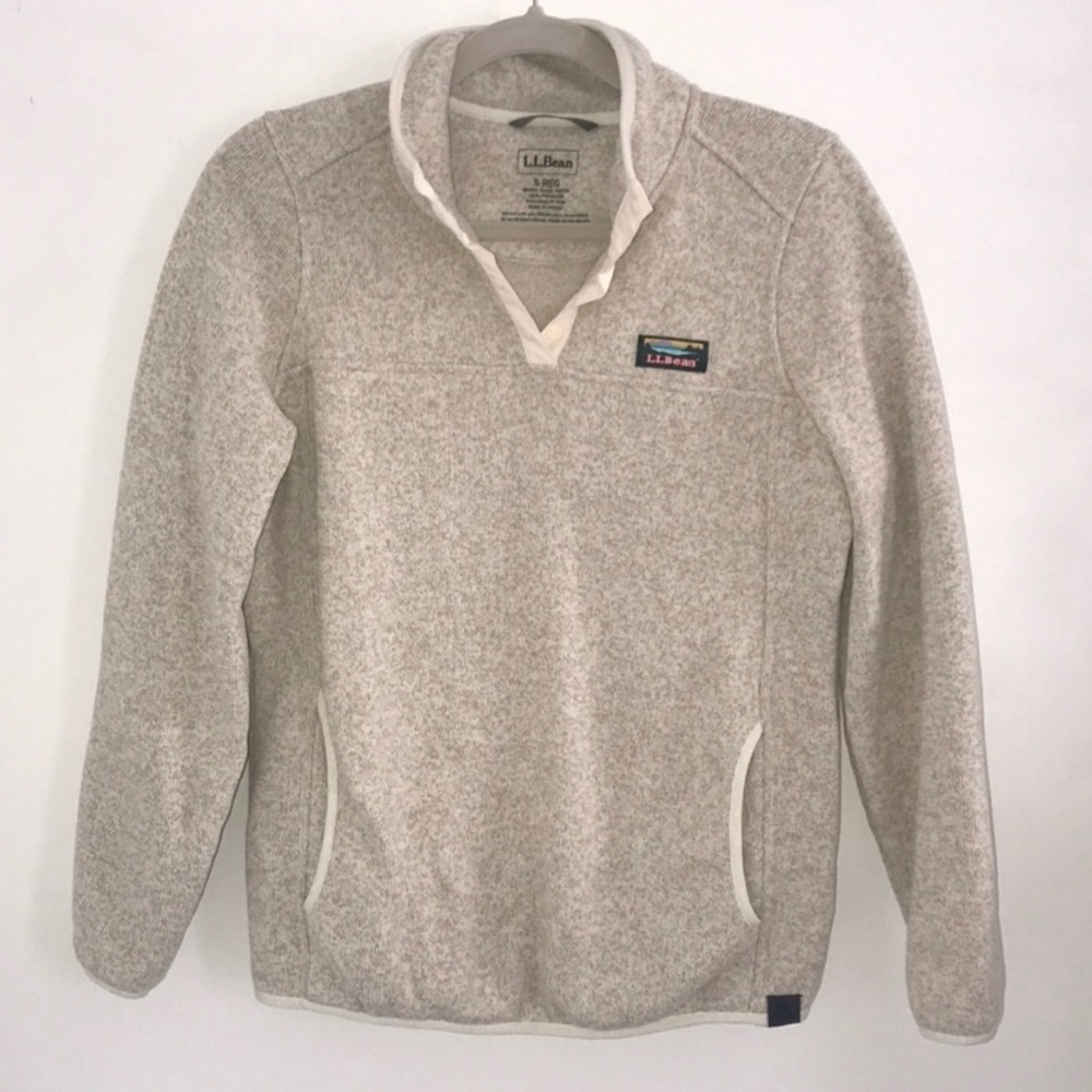 L.L Bean Cream Pullover